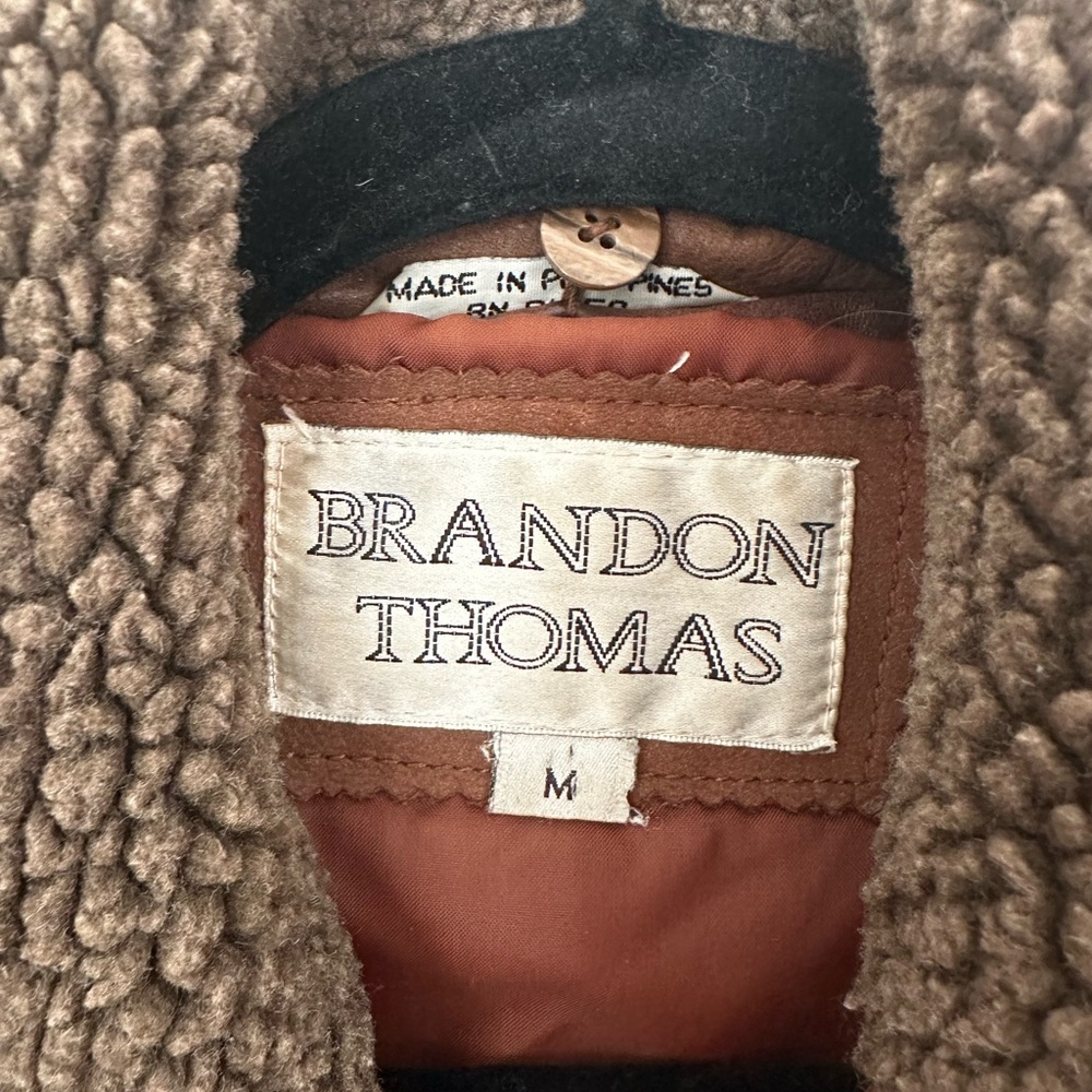 Brandon Thomas Shearling Collar Jacket - image 2